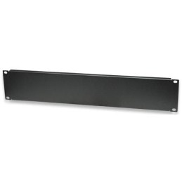 Pannello Cieco per Armadi Rack 19'' Nero 2 Unità