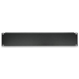 Pannello Cieco per Armadi Rack 19'' Nero 2 Unità