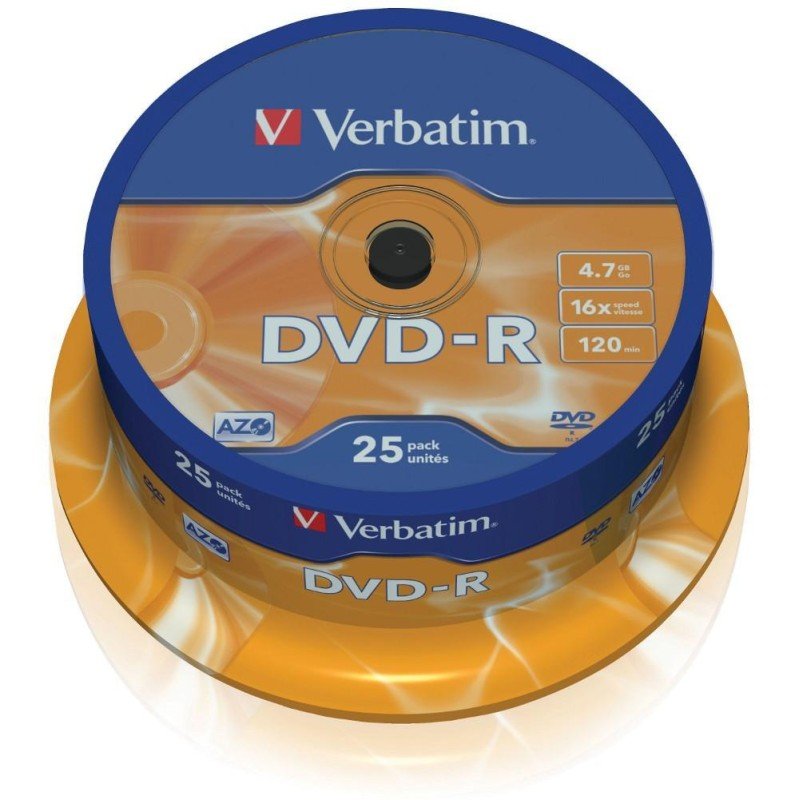 Campana 25 DVD-R Matt Silver 4.7GB Campana 25 DVD-R Matt Silver 4.7GB