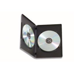 Custodia Doppia per DVD/CD BOX Nero