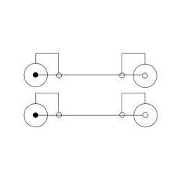 Cavo Prolunga M/F 2xRCA 5mt