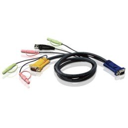 Cavo per KVM HD15 a USB con Audio 1,8m, 2L-5302U