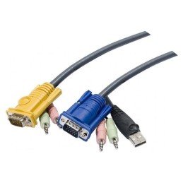 Cavo per KVM HD15 a USB con Audio 1,8m, 2L-5302U