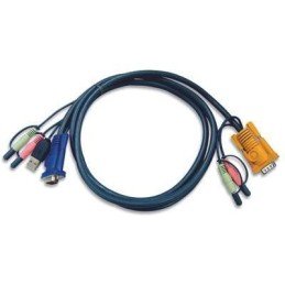 Cavo per KVM HD15 a USB con Audio 1,8m, 2L-5302U
