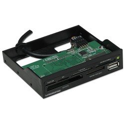 Lettore interno 60 in 1 interno USB 2.0 Nero alloggio 3.5''