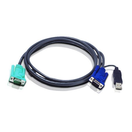 Cavo per KVM 15 HD Poli a 15 Poli e USB, 2L-5203U