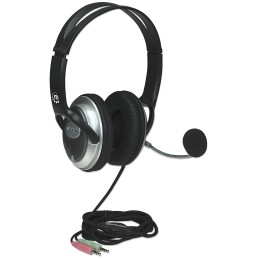 Cuffia Stereo Classica con Microfono 2x3.5mm