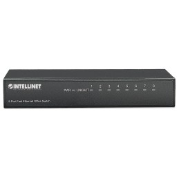 Switch Hub Ethernet 10/100Mbps 8 Porte Desktop in Metallo