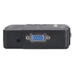 KVM Switch 2 Porte USB/Audio Nero