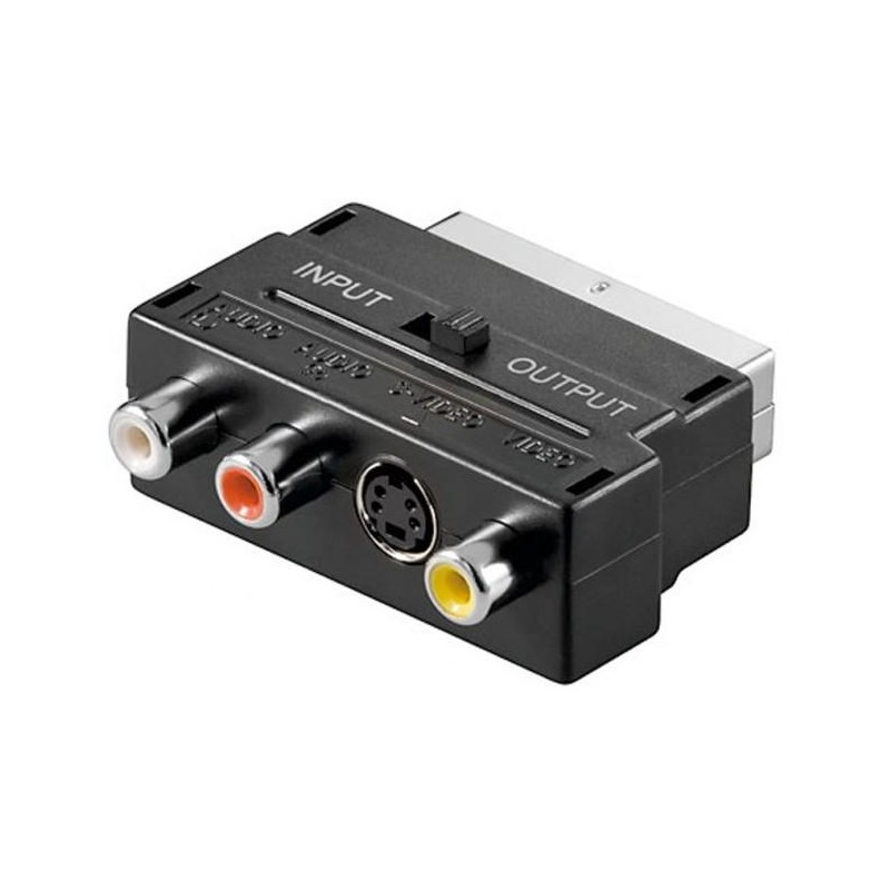 Adattatore Scart SVHS RCA Audio Video