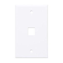 Placca porta frutti 1 posto mod. 503 Bianco