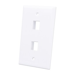 Placca porta frutti 2 posti mod. 503 Bianco