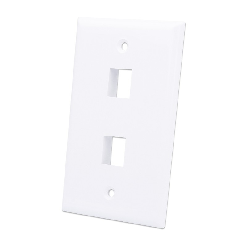 Placca porta frutti 2 posti mod. 503 Bianco