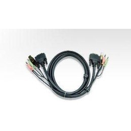 Cavo per KVM USB/DVI con audio 1,8 mt