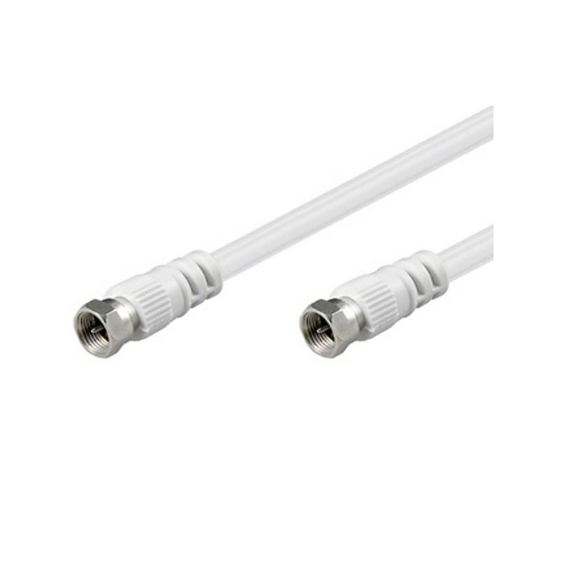Cavo Antenna Satellite F/F 5 mt bianco Cavo Antenna Satellite F/F 5 mt bianco