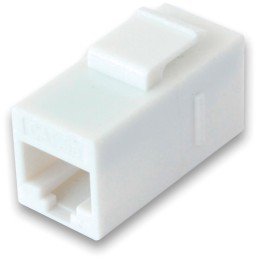 Accoppiatore RJ45 F/F UTP Cat5e Keystone Bianco