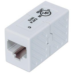 Accoppiatore Cat6 RJ45 F/F UTP colore Bianco