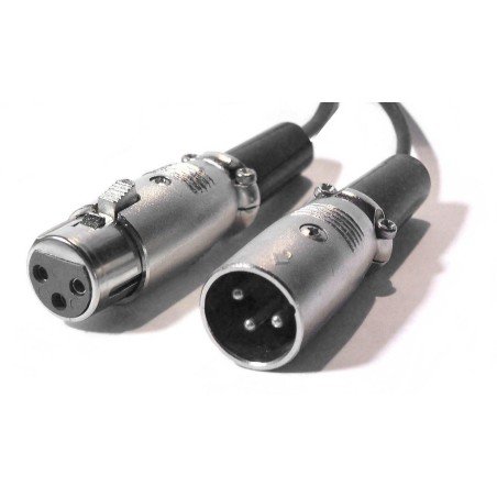 Cavo prolunga XLR Cannon 6 mt. col. Nero