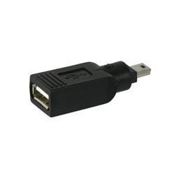 Adattatore USB A femmina a Mini B maschio