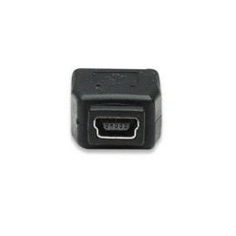 Adattatore Convertitore USB A Maschio a Mini B Femmina Nero