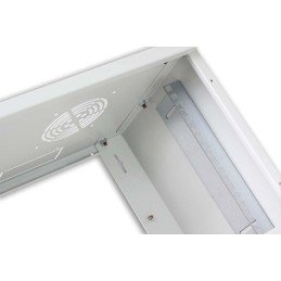 Armadio Rack 19" a muro 16 unità prof. 400 Grigio Assemblato