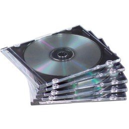 Porta CD Slim Jewel Case Nero