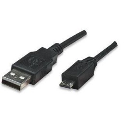 Cavo USB 2.0 A maschio/Micro A maschio 1.8 m Nero