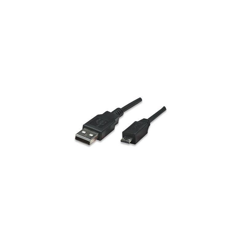 Cavo USB 2.0 A maschio/Micro A maschio 1.8 m Nero