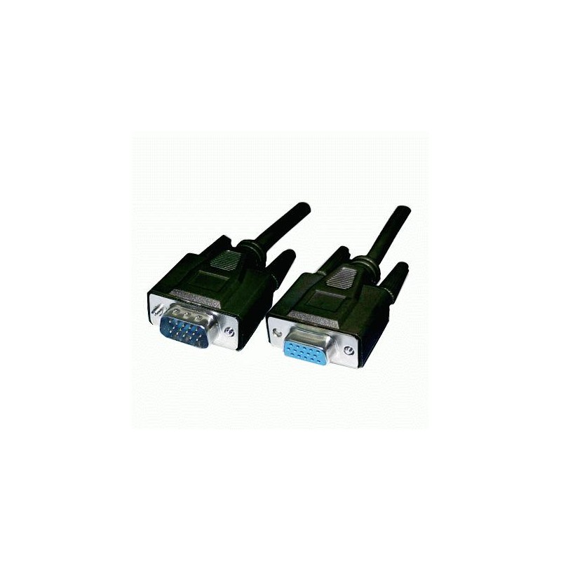 Cavo prolunga monitor SVGA standard M/F 3,0 mt NERO Cavo prolunga monitor SVGA standard M/F 3,0 mt NERO