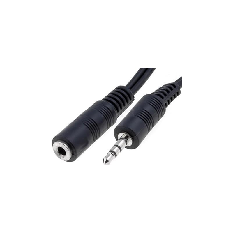 Prolunga audio Stereo Jack 3.5 mm M/F 5,0 mt. Prolunga audio Stereo Jack 3.5 mm M/F 5,0 mt.