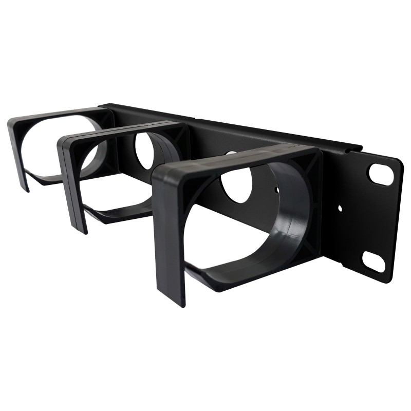 Pannello Passacavi 1U per Armadio 10" Nero Pannello Passacavi 1U per Armadio 10" Nero
