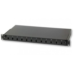 Cassetto Rack 19" Fibra Ottica 12 porte ST Simplex