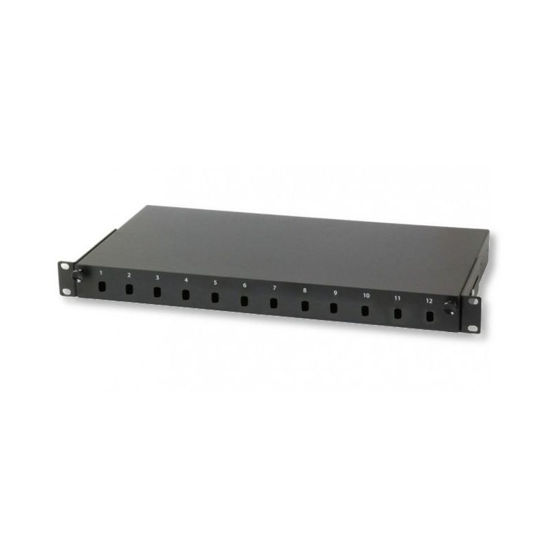 Cassetto Rack 19" Fibra Ottica 12 porte ST Simplex