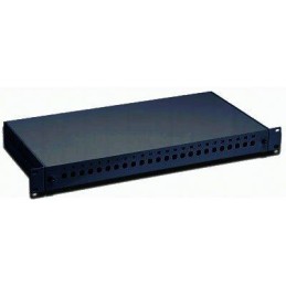 Cassetto Ottico 19'' 24 porte ST Nero