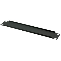 Pannello Cieco 1 HE per Armadio 10" Nero