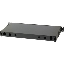 Cassetto Rack 19" Fibra Ottica 12 porte LC Duplex/SC Simplex Nero