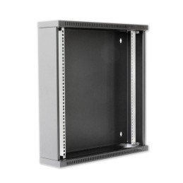 Armadio Rack 19" Flat a muro p.15cm 12 unità sezione unica Nero