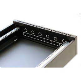 Armadio Rack 19" Flat a muro p.15cm 12 unità sezione unica Nero