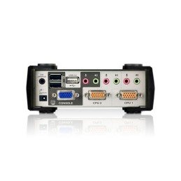 KVM VGA audio Switch 2 porte USB/PS2 OSD, CS-1732B