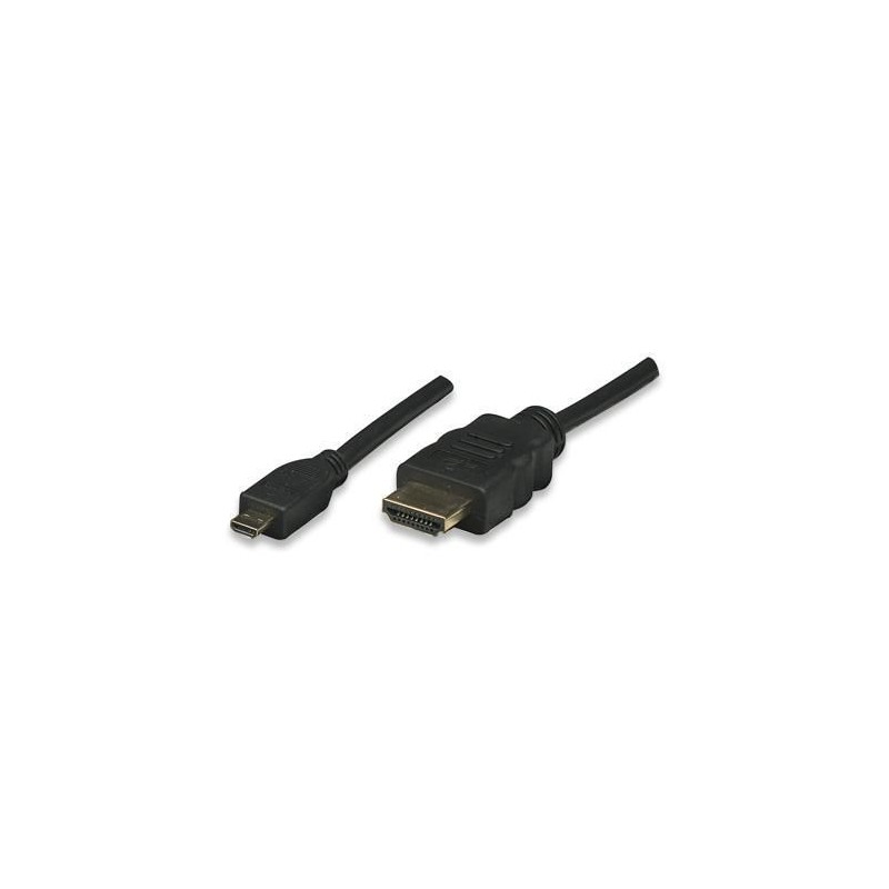 Cavo HDMI™ Highspeed con Ethernet Channel 1.4 A M/ Micro D M, 2,0 m
