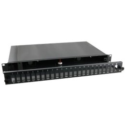 Cassetto Ottico 19'' 24 porte SC Duplex Nero