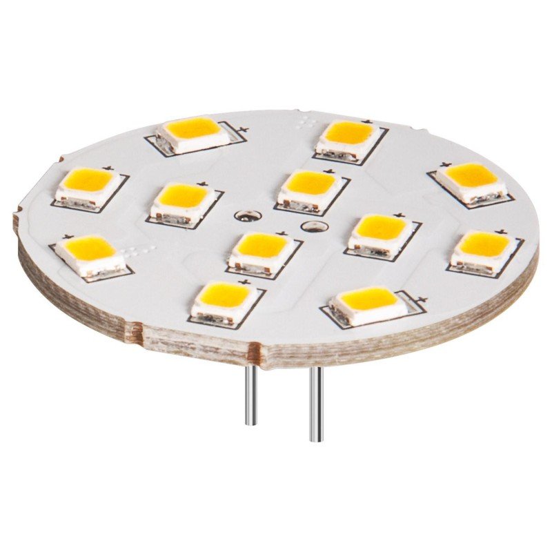 Led 12 SMD G4 Bianco Caldo Soket Retro, Classe A+