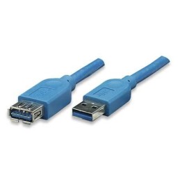 Cavo Prolunga USB 3.0 A maschio/A femmina 1m Blu