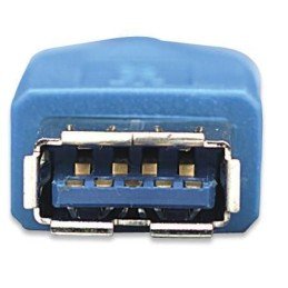 Cavo Prolunga USB 3.0 A maschio/A femmina 1m Blu