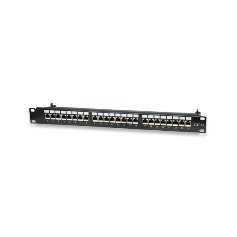 Pannello Patch STP 24 Posti RJ45 cat. 6A