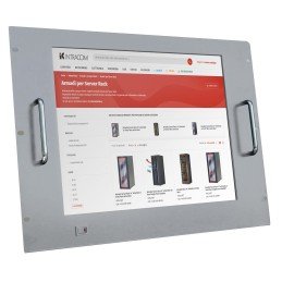Monitor LCD 17'' per Rack 19'' 8 Unità Grigio