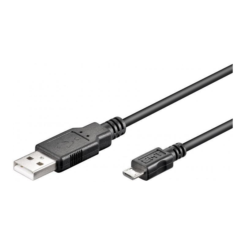 Cavo USB 2.0 A maschio/Micro B maschio 5m Nero