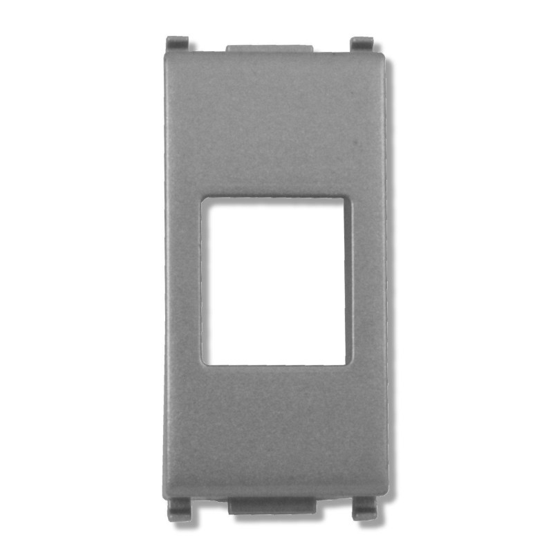 Adattatore Frutti RJ45 per Vimar Plana Silver Adattatore Frutti RJ45 per Vimar Plana Silver