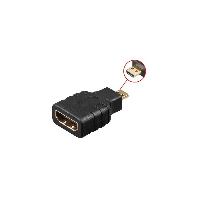 Adattatore HDMI™ a micro HDMI™ tipo D F/M Adattatore HDMI™ a micro HDMI™ tipo D F/M