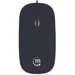 Mini Mouse Ottico USB Silhouette Cavo 1,2m Nero
